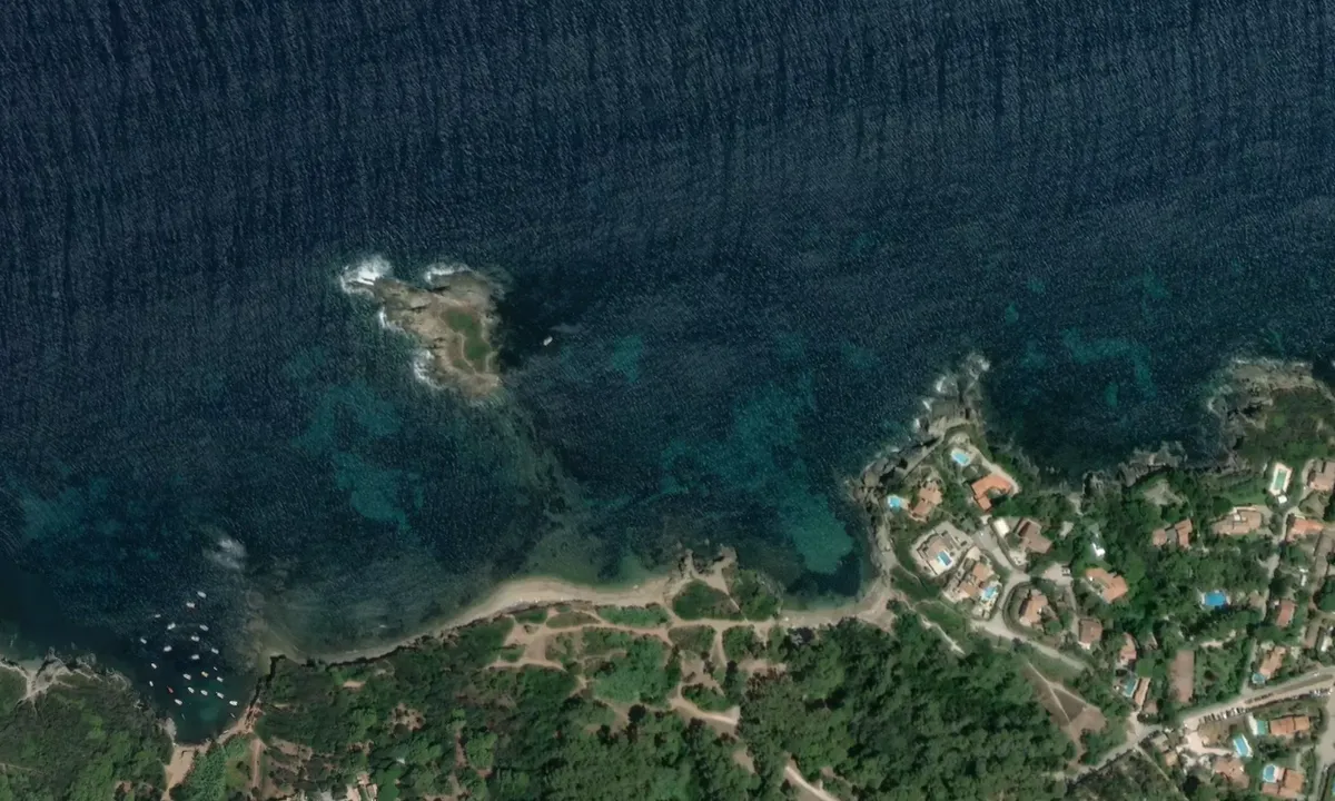 Flyfoto av Plage de la Madrague